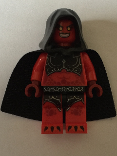 LEGO Minifigure-Lavaria - Cape-Nexo Knights-NEX047-Creative Brick Builders